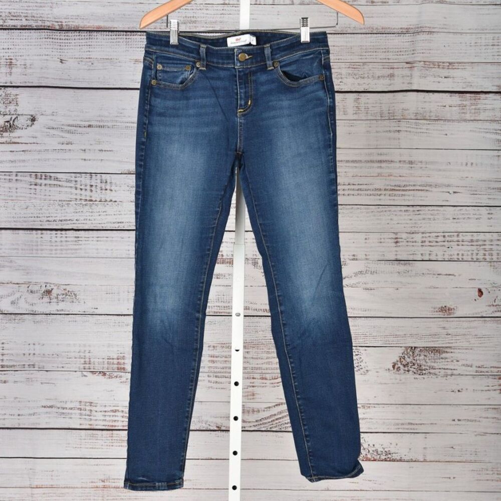 Vineyard Vines High Rise Skinny Jean / Denim Dark Wash Size 6